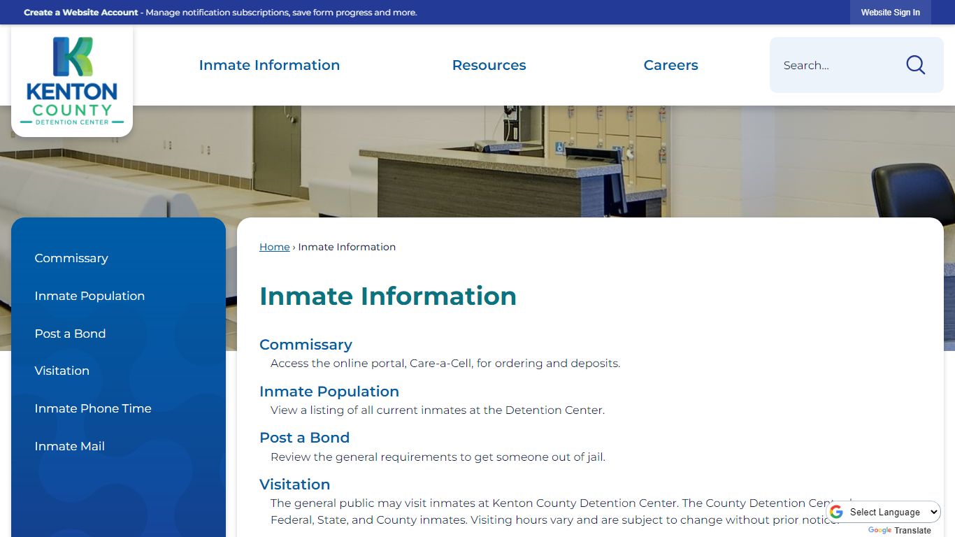 Inmate Information | Kenton County Detention Center, KY