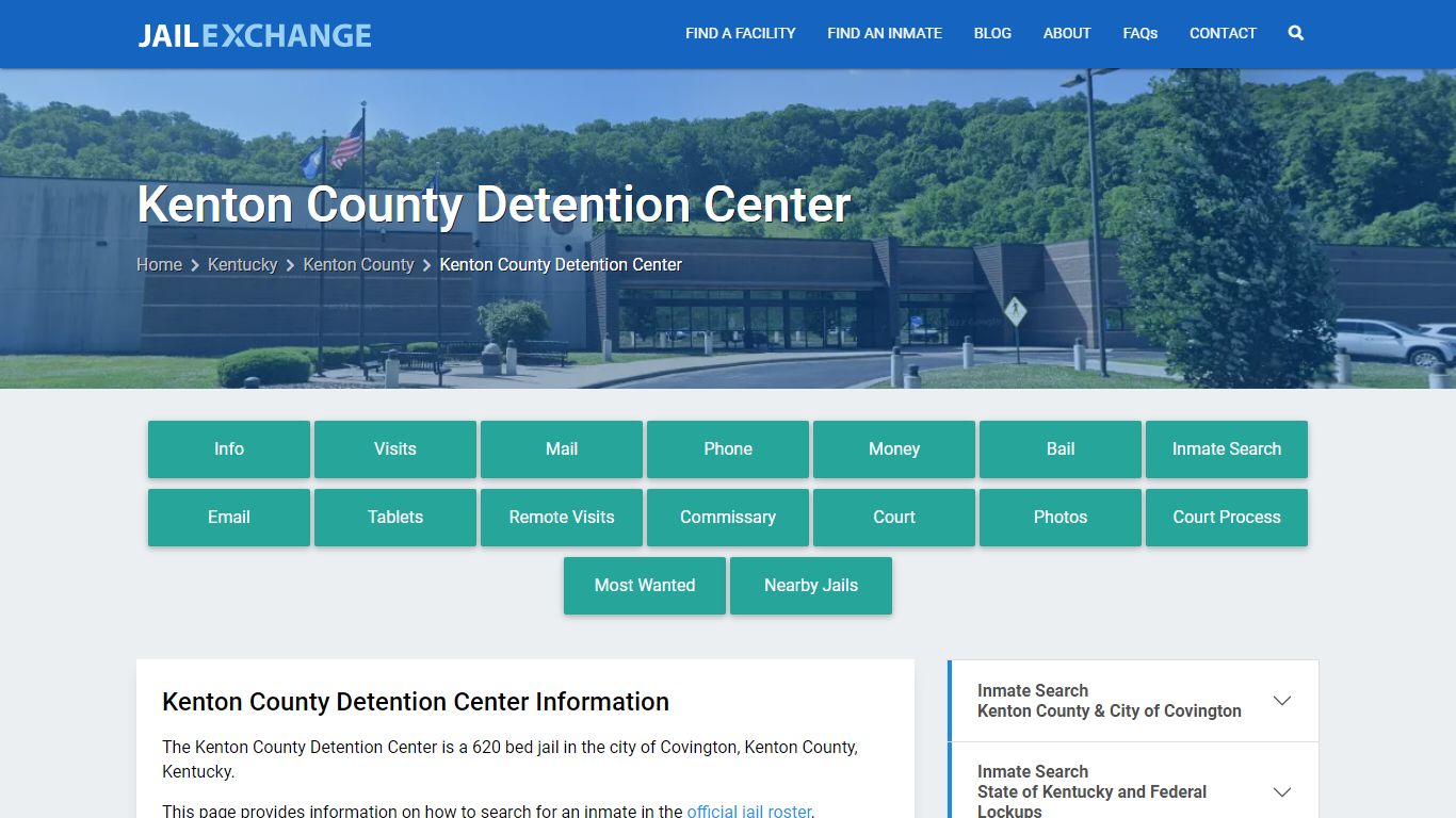 Kenton County Detention Center, KY Inmate Search, Information